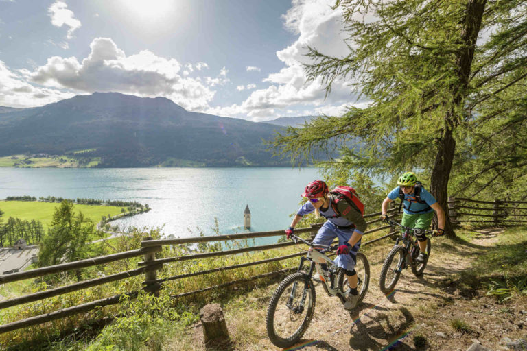 Mountainbiking Lago Resia