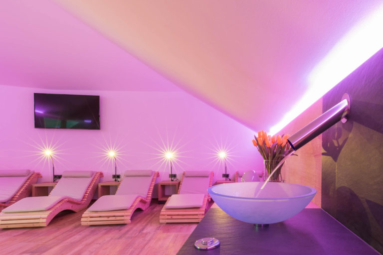 Spa Glurns Belvenu Hotel Sky Lounge Wellnessbereich